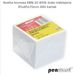 Kostka do kubika biała(wkład), 85x85x70,nieklejona